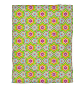 Close-up of Artistic Expressions duvet cover showing detailed design.